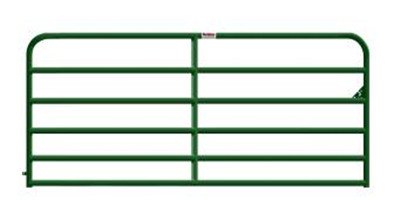 a drawing of 50in. x 10ft. Green Corral Panel Gate