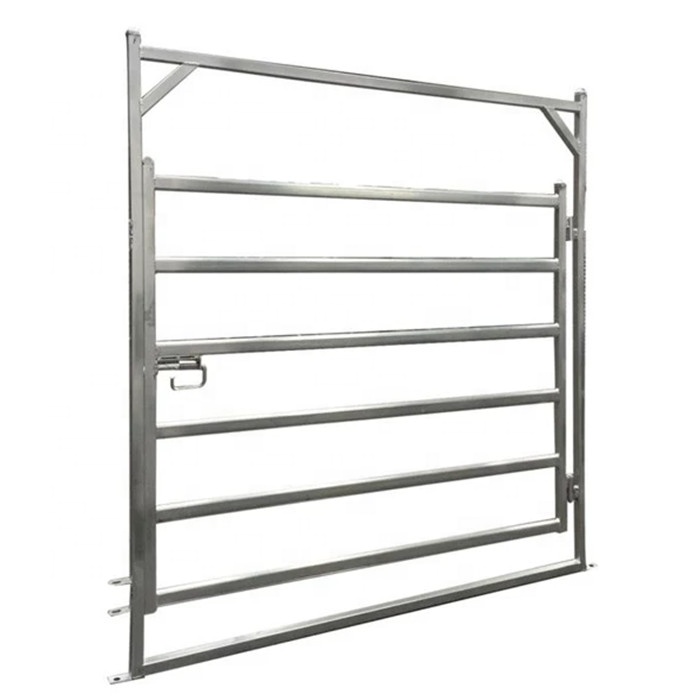 hot dipped galvanized livestock cattle fence gate