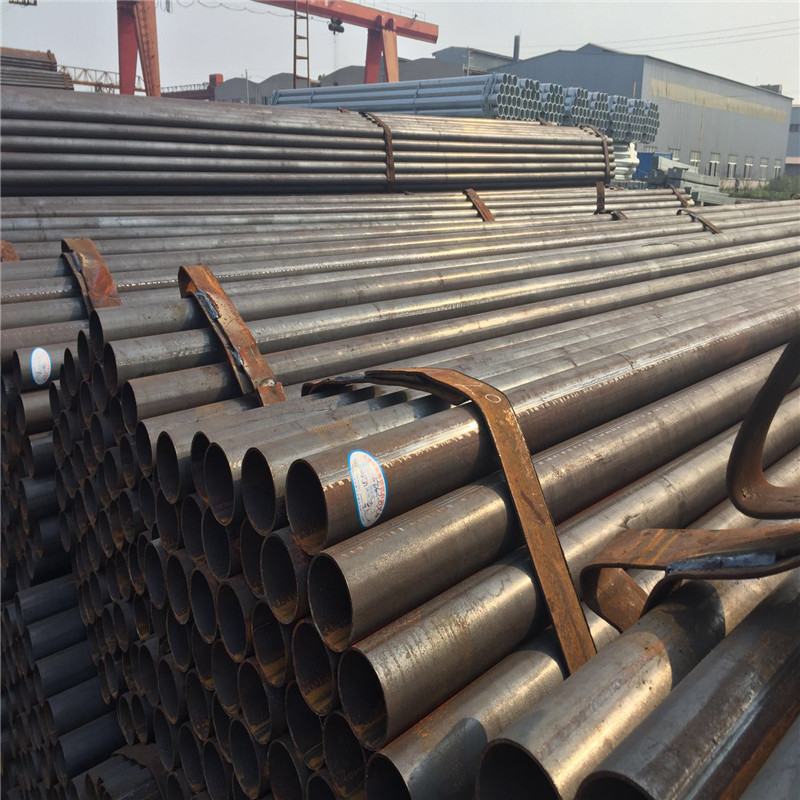 steel barrier round tube material in the factory