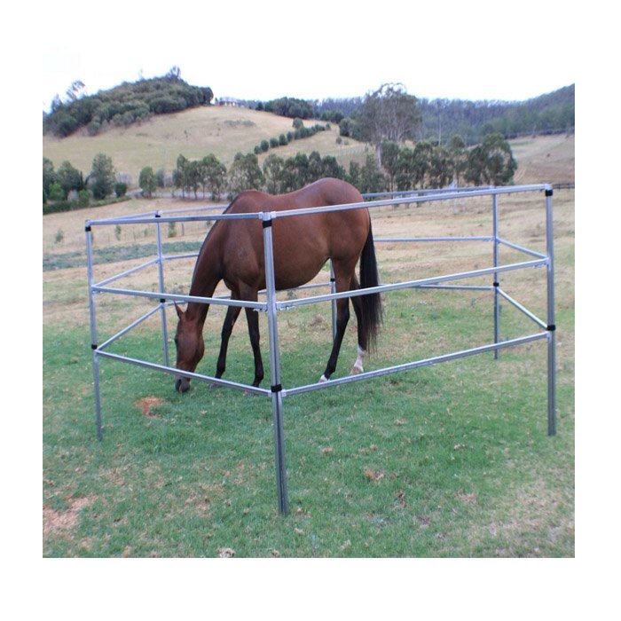 6 panneaux flotteurs pour chevaux autour d'un poney