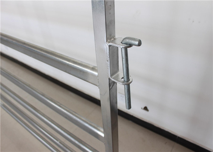 a picture of galvanised pin connect with lug for portable sheep fence panels