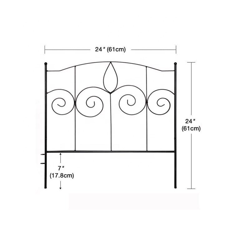 Decorative Garden Fence - High-Quality Temporary Fences & Steel Fences ...