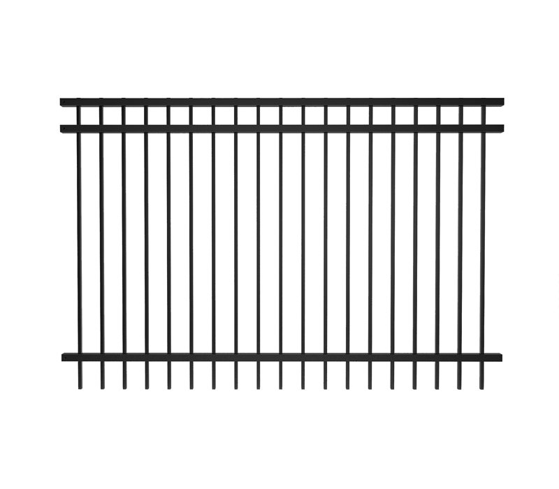 A drawing of swimming pool fence