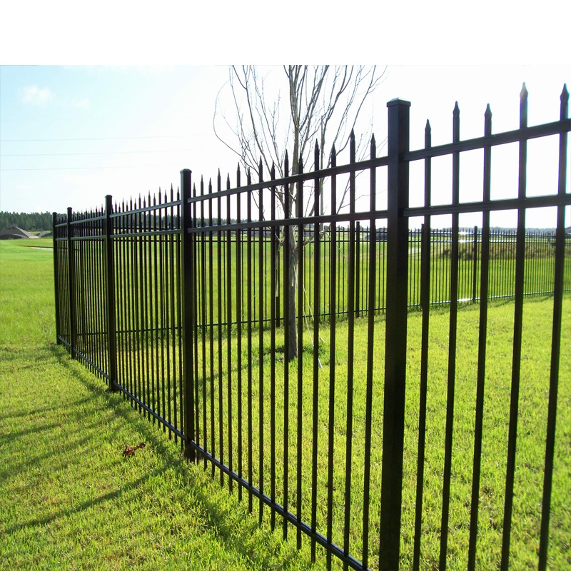 The picture of individual metal fence pickets