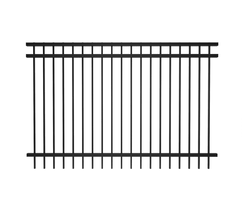 A drawing of swimming pool fence