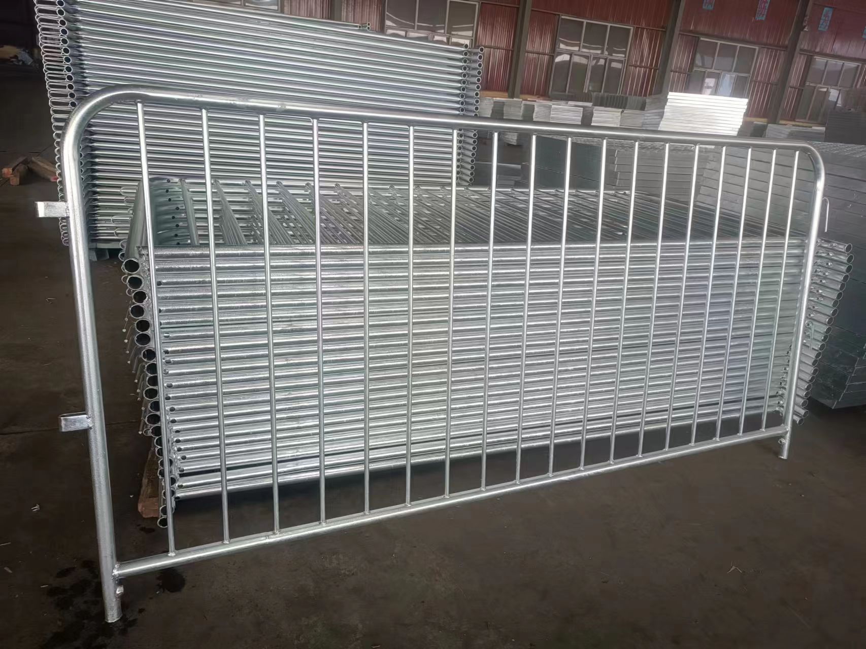 Hot Dip Galvanized Crowd Barriers Quality For New Zealand High Quality Temporary Fences 1154