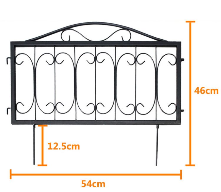 a sample size of garden fence