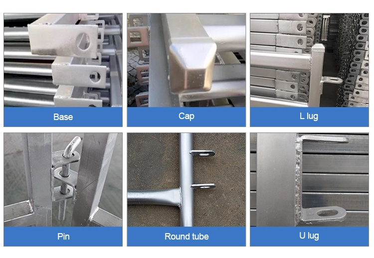 The accessories of cattle fence and the strong welding points.