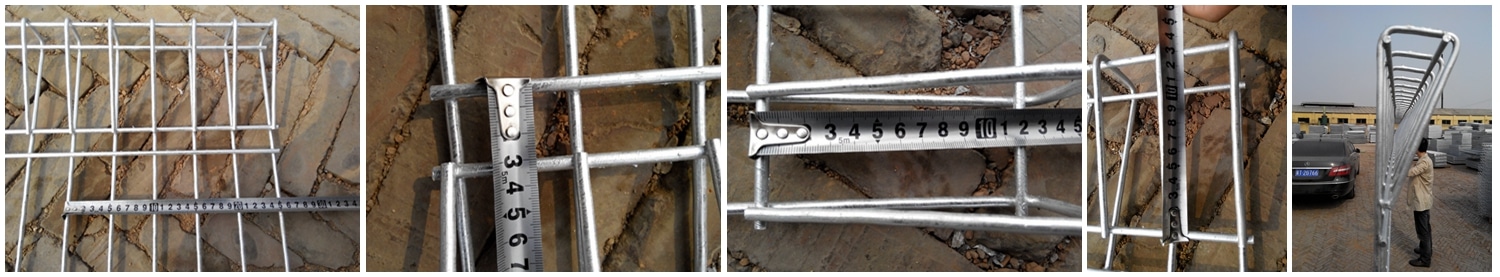 Galvanized roll top fencing mesh size testing