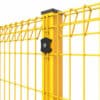 powder coated yellow brc weld fence