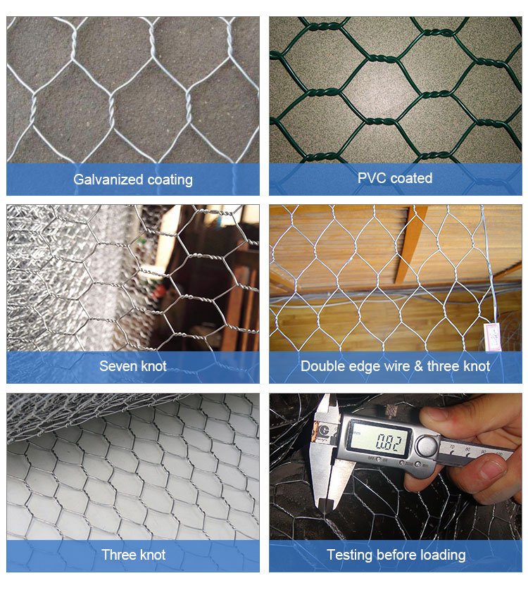 The twisted types of hexagonal mesh wire