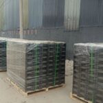 The Recyclable rubber feet ar epacked in wooden pallet.