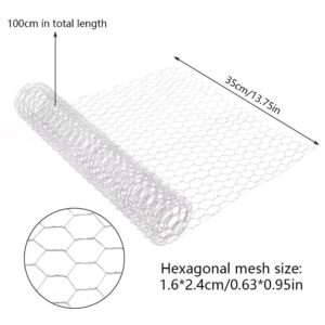 The size testing of hexagonal wire netting