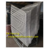 The steel police barriers are packed in steel pallet.