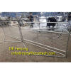 The galvanized police barriers after welding