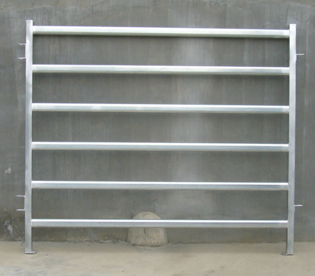 The oval pipe style of cow panels