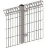 The roll top fence panels with square post