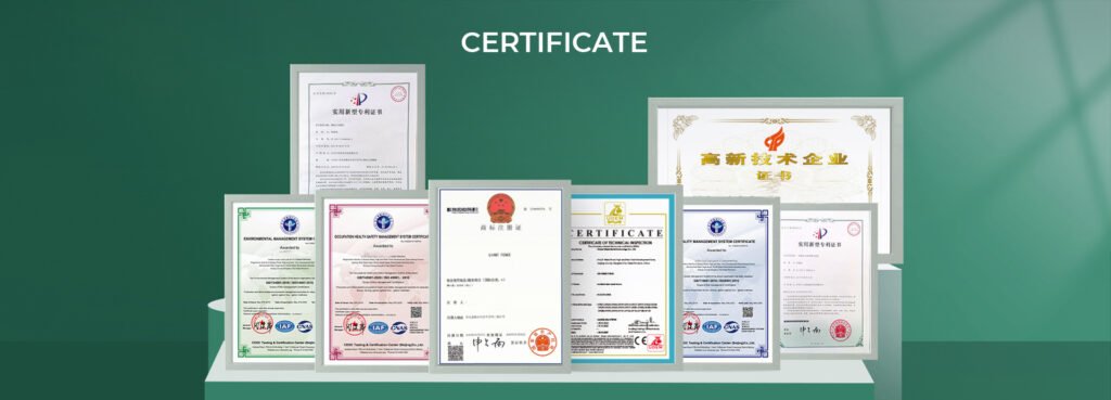 Certyfikat naszej firmy, który zdaliśmy