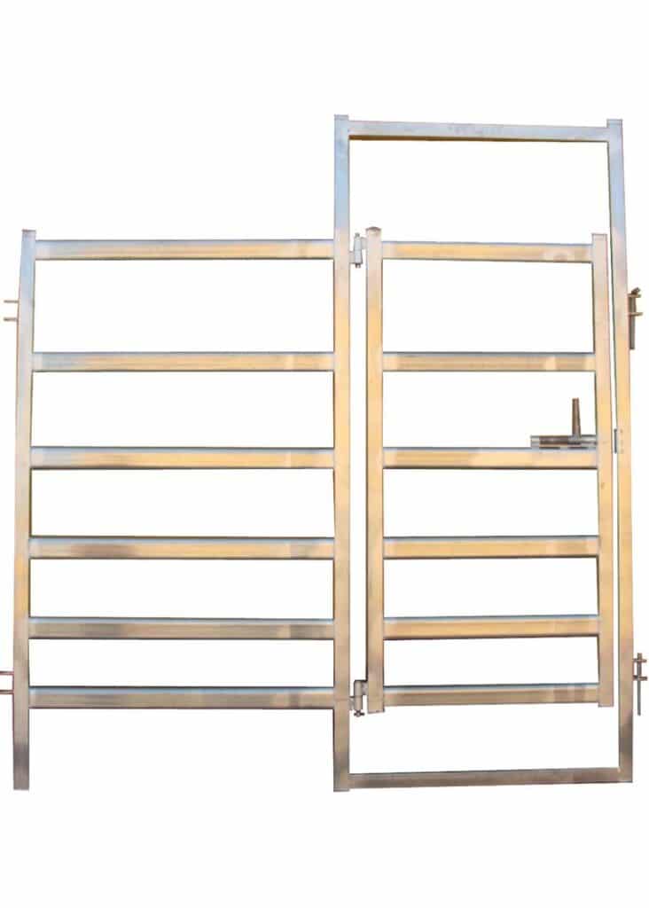 a picture of manway gate panel for cattle