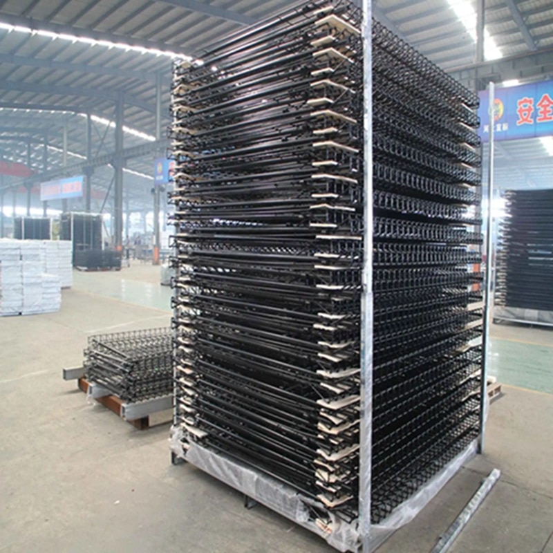 2400x1800mm Hot dipped galvanized powder coated Roll top Brc Fencing Garden Welded Wire Mesh Fence BRC Garden Fencing