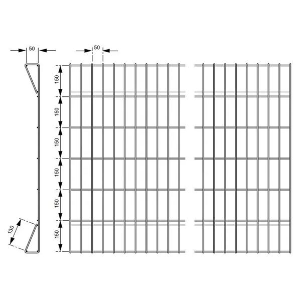 2020 Popular Hot Dipped Galvanized BRC Fence In South East Asia