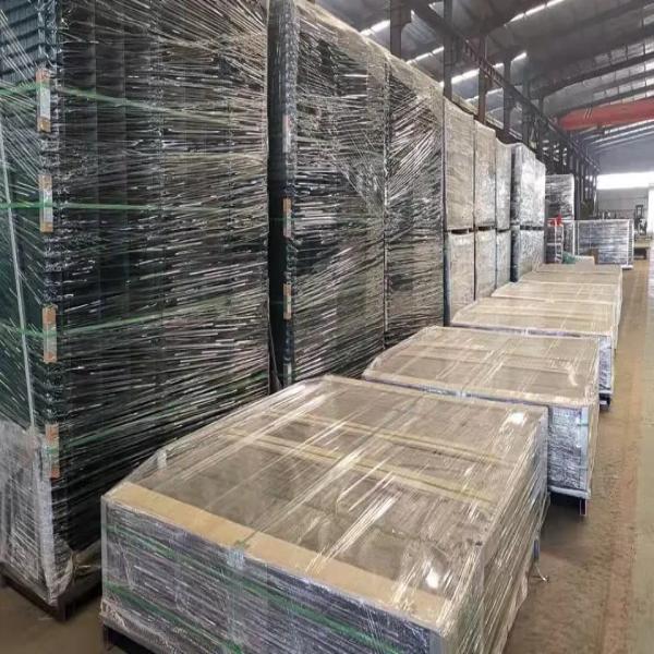 The packing of welded wire fence panels