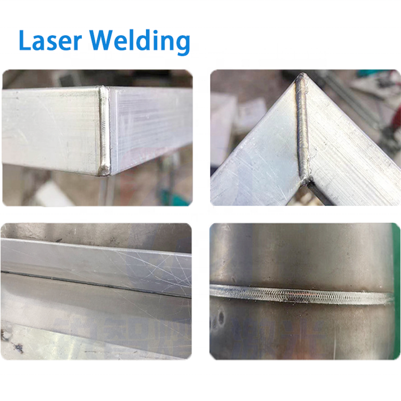 A exibição de soldagem a laser para cerca de metal