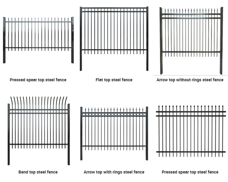 The 6 types of metal picket fence
