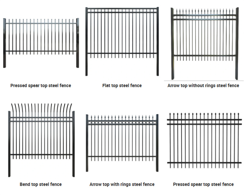 The 6 types of ornamental steel fence 