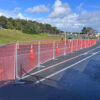 Australian construction fence installed on the sites.