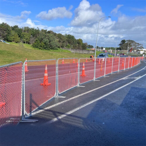 Australian construction fence installed on the sites.