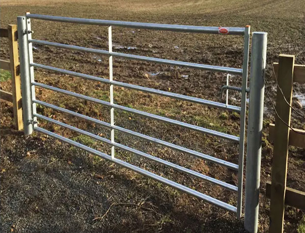 Shop our selection of durable steel farm fence gates, perfect for livestock and cattle. Find the ideal fence gate for your ranch needs today!