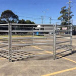 Portable Cattle Corral for Sale: Portable galvanized cattle corral for sale with easy installation.