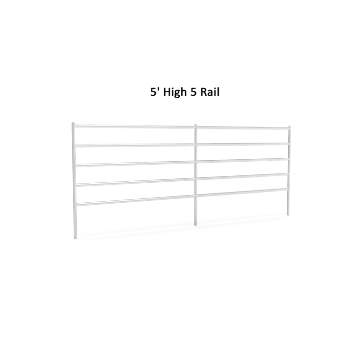 5 rails corral panels