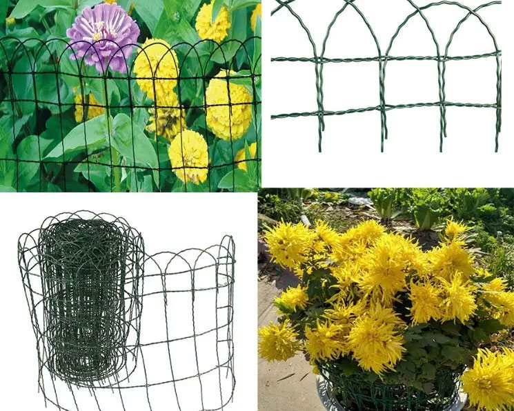 Enhance your landscape with our decorative wire garden edging. This stylish border fence is easy to install, durable, and perfect for defining your garden edges.