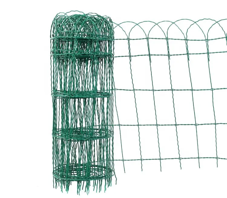 Enhance your landscape with our decorative wire garden edging. This stylish border fence adds charm to your lawn while providing durable, PVC-coated protection.