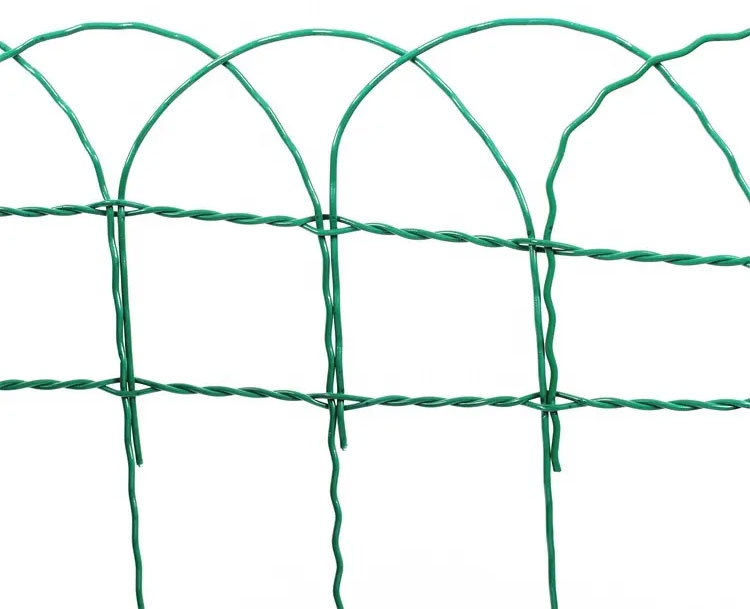 Enhance your landscape with our decorative wire garden edging. This stylish border fence adds charm to your lawn while providing durable, PVC-coated protection.