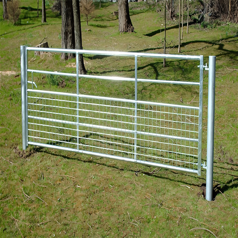 installing a farm fence gate