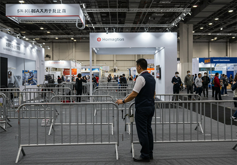 portable crowd control barriers