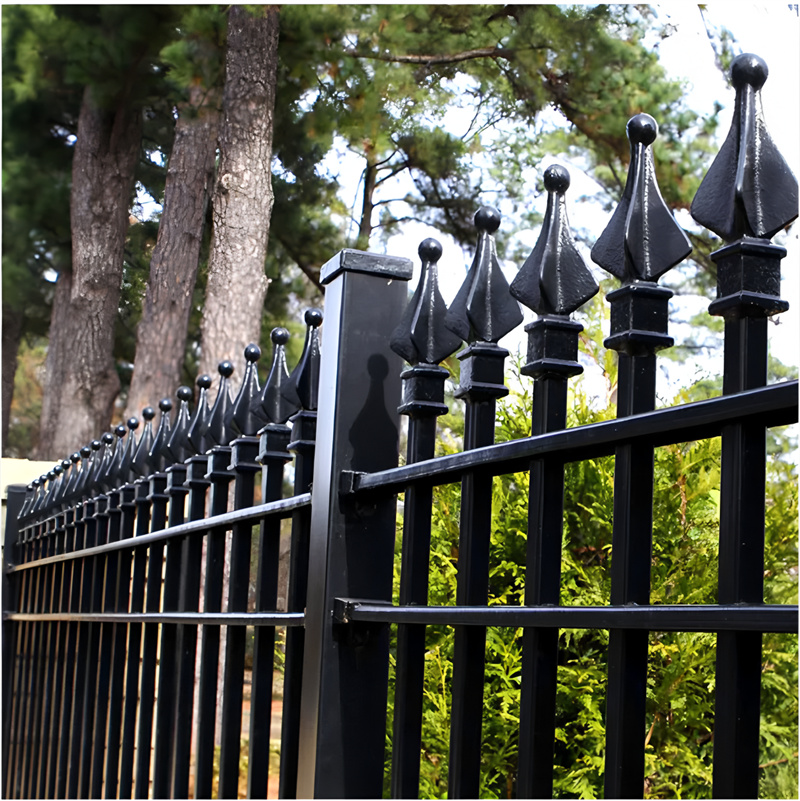 steel metal fence