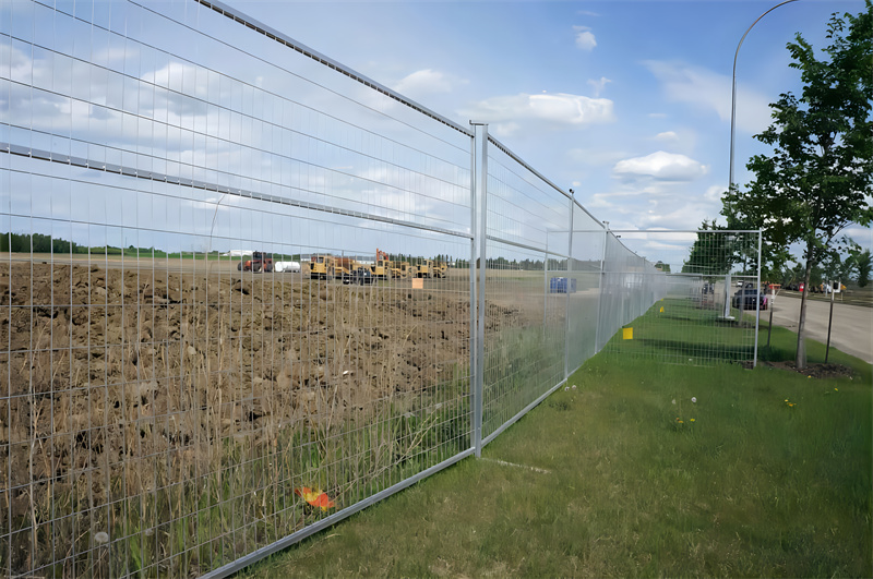 temporary construction fence