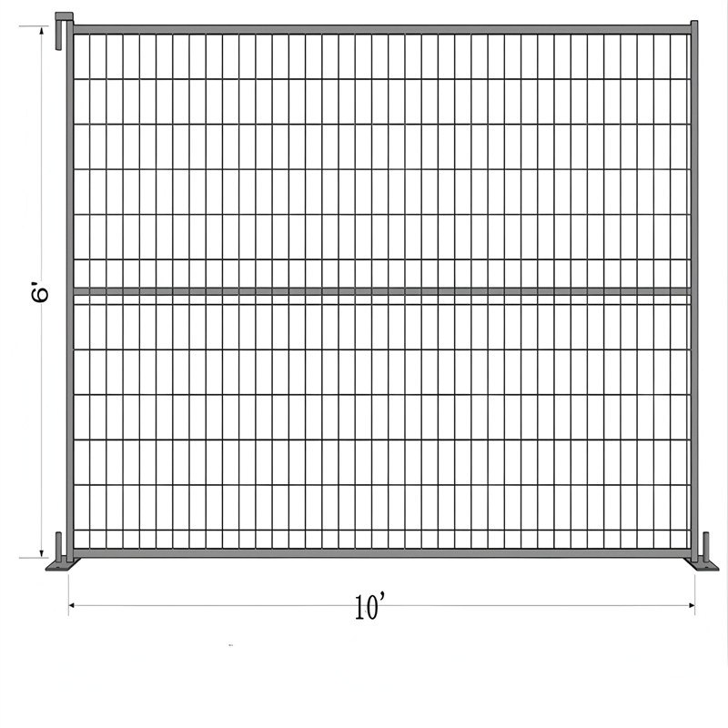 temporary privacy fence