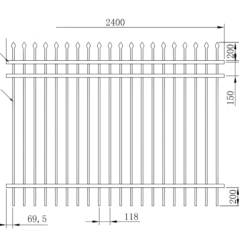 buckley steel fence