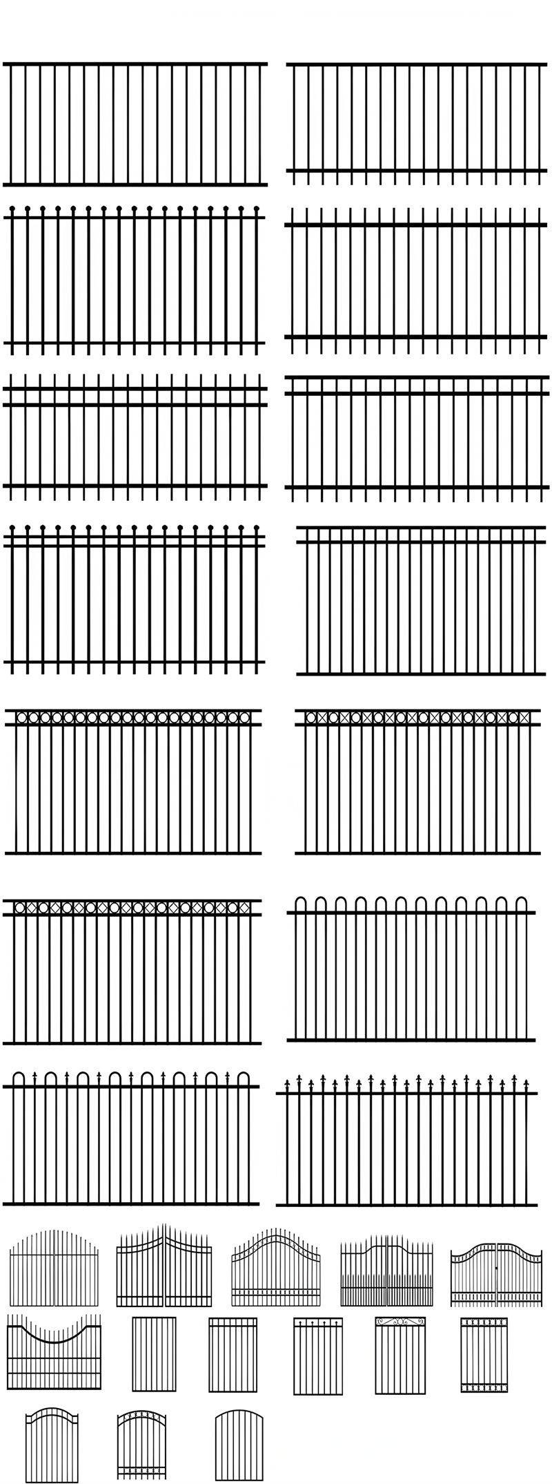 cheap metal fencing