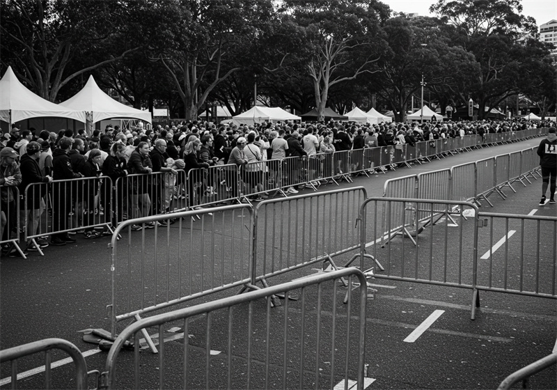 metal crowd control barriers