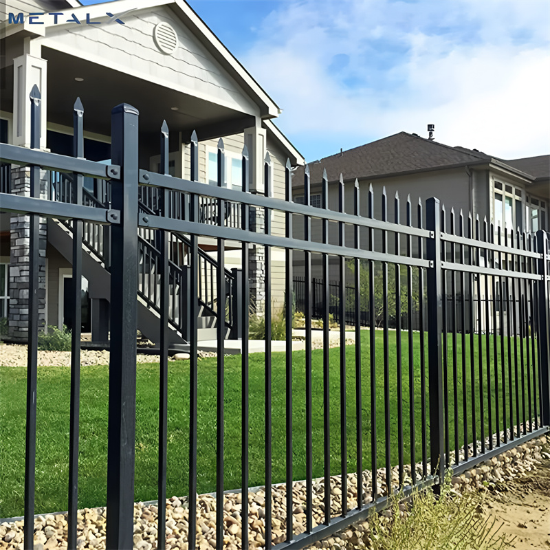 outdoor metal fence