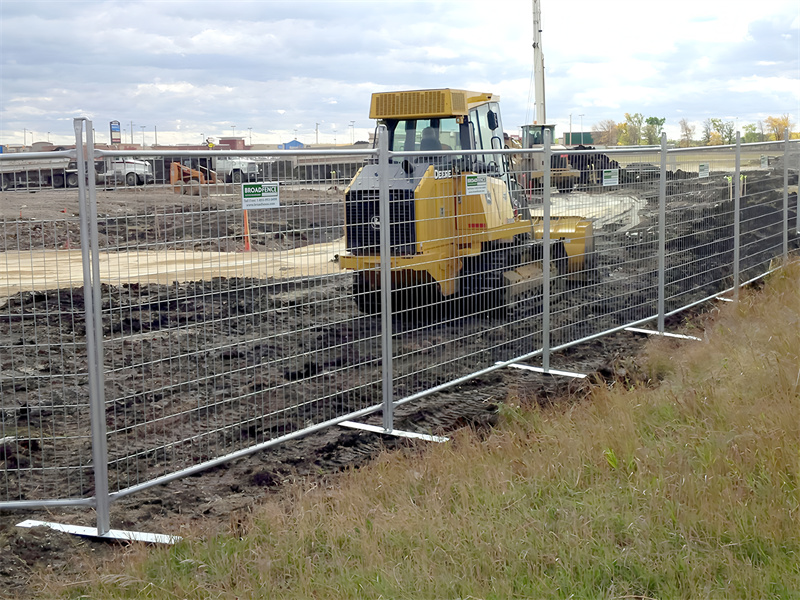 temporary construction fence