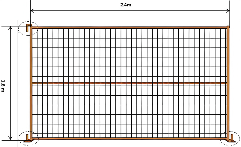 temporary fence panels for sale