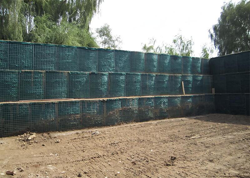 hesco barrier wall
