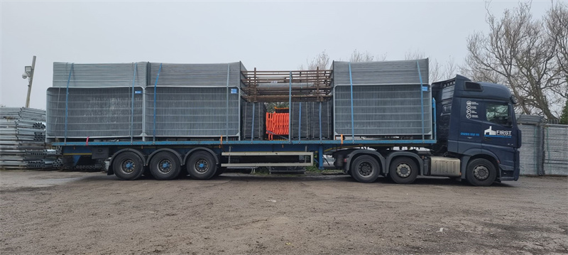 fence around construction site
